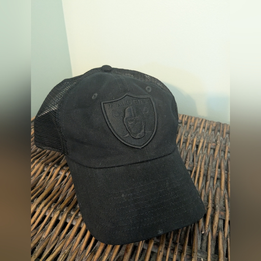 3/$15 Black Raiders Cap